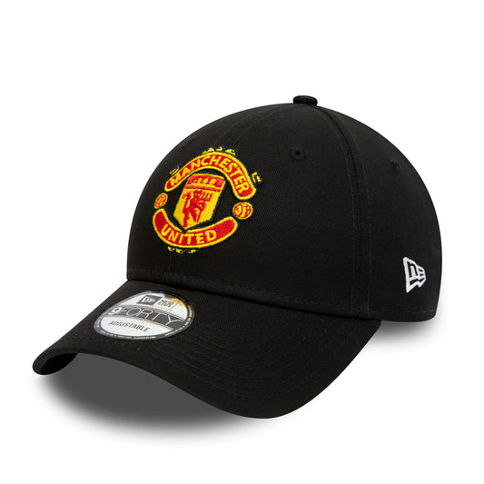 Manchester United Essential Black 9FORTY Cap - Unisex
