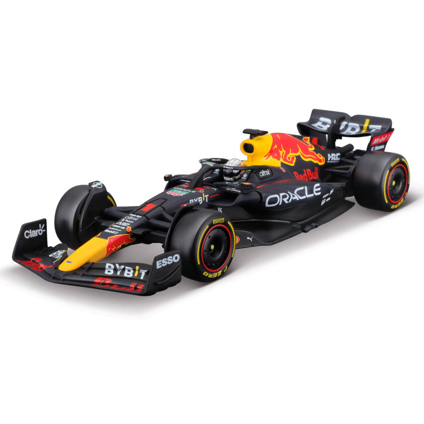 Bburago RB18#1 2022 Verstappen with helmet in window box 1/43 Scale