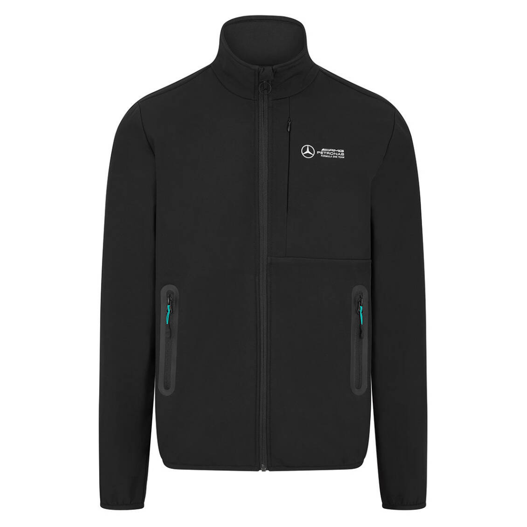 2024 Mercedes-AMG Petronas F1 Men's Softshell Jacket – Xcelerate Sport 2024 Mercedes-AMG Petronas F1 Men's Softshell Jacket – Xcelerate Sport