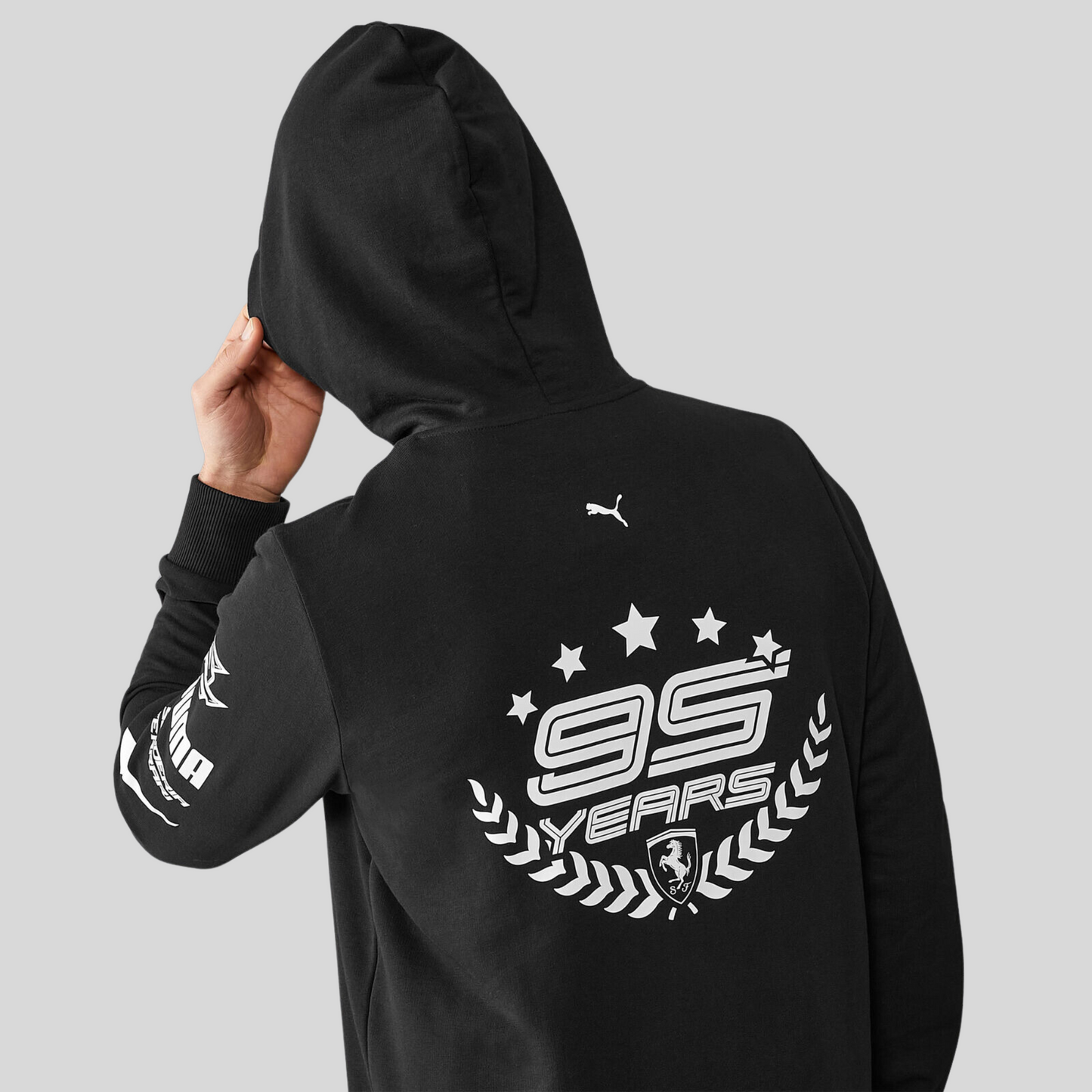 2024 Scuderia Ferrari F1 Men's Graphic Black Hoodie