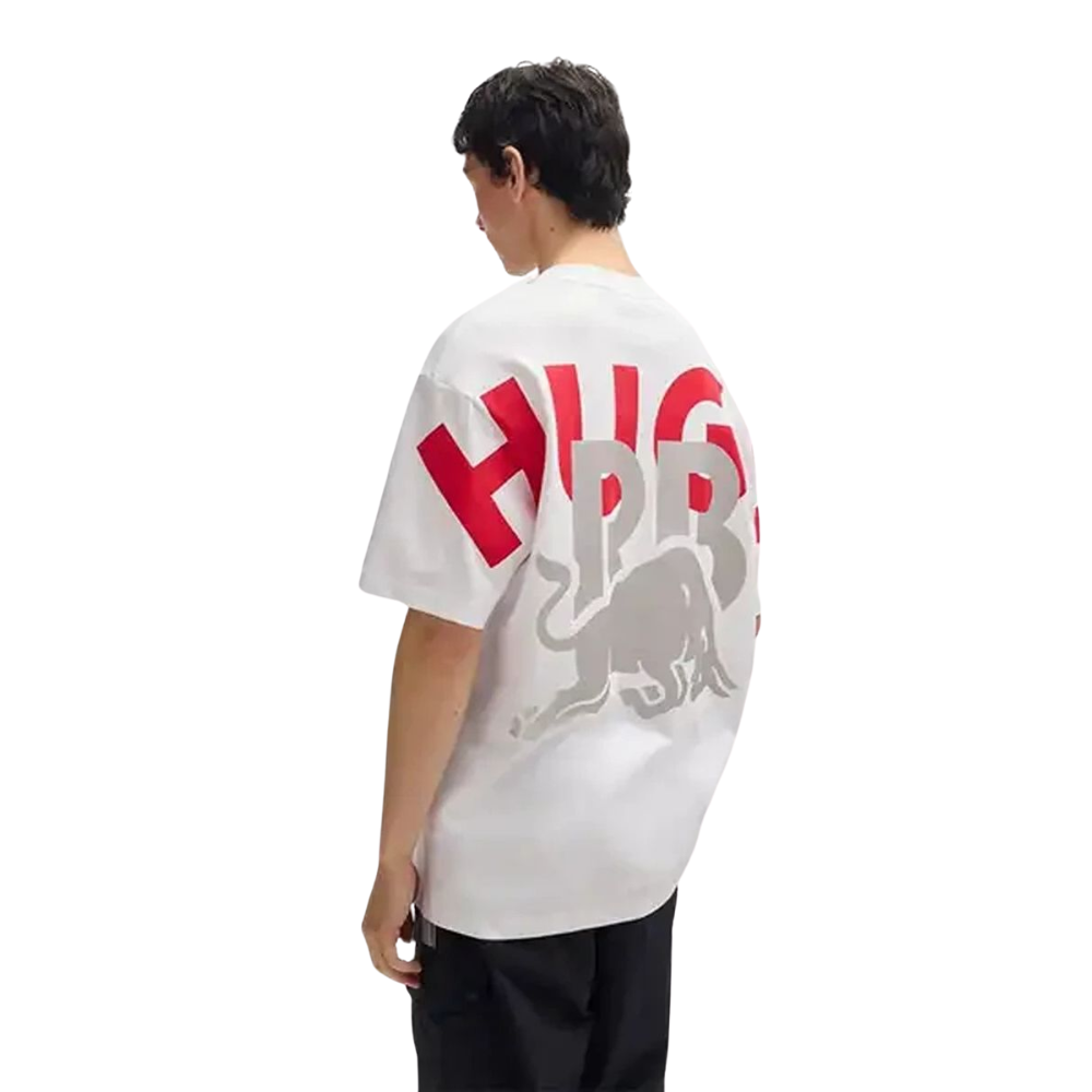 Visa Cash App RB F1 Hugo Big Logo Tee Unisex - White