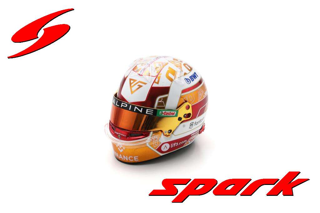 Pierre Gasly 2023 Alpine Helmet 1:5 Spark