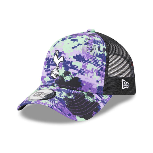 Tottenham Hotspur FC All Over Print Glitch Multi Coloured Trucker Cap