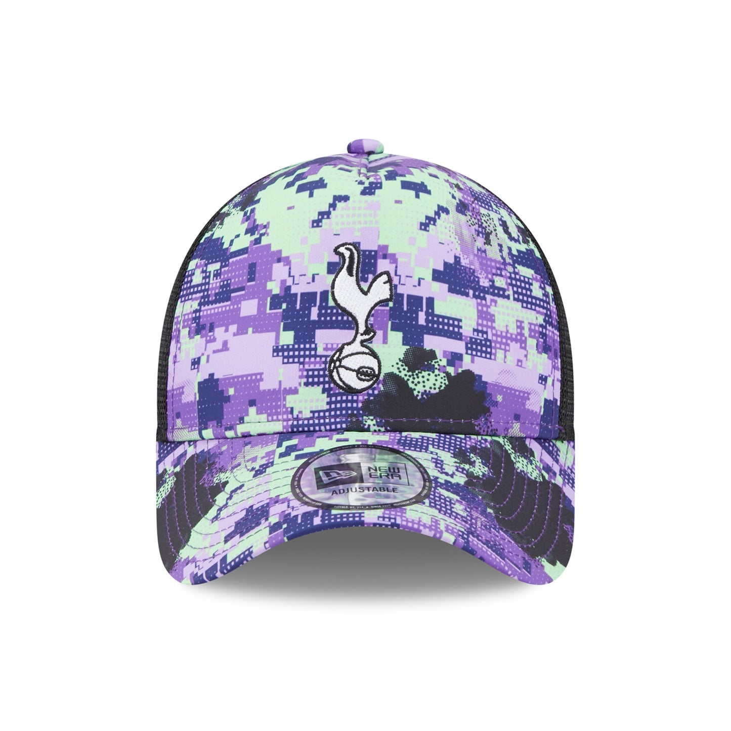 Tottenham Hotspur FC All Over Print Glitch Multi Coloured Trucker Cap
