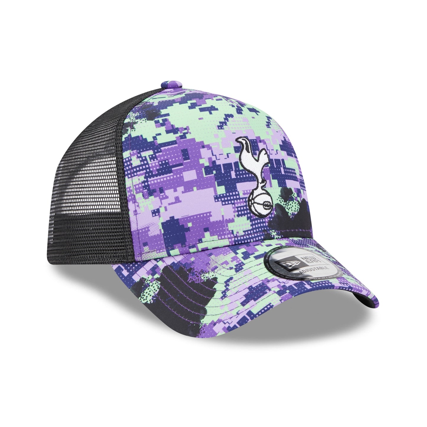 Tottenham Hotspur FC All Over Print Glitch Multi Coloured Trucker Cap