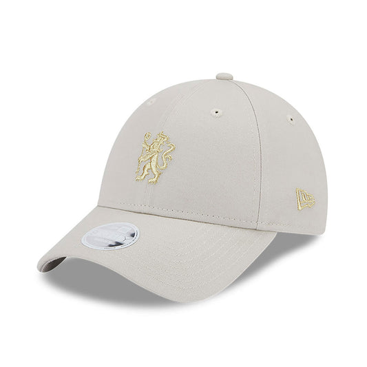 Chelsea FC Lion Crest Womens Stone 9FORTY Adjustable Cap