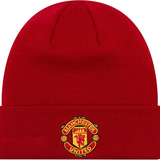 Kids Manchester United FC Red Cuff Knit Beanie