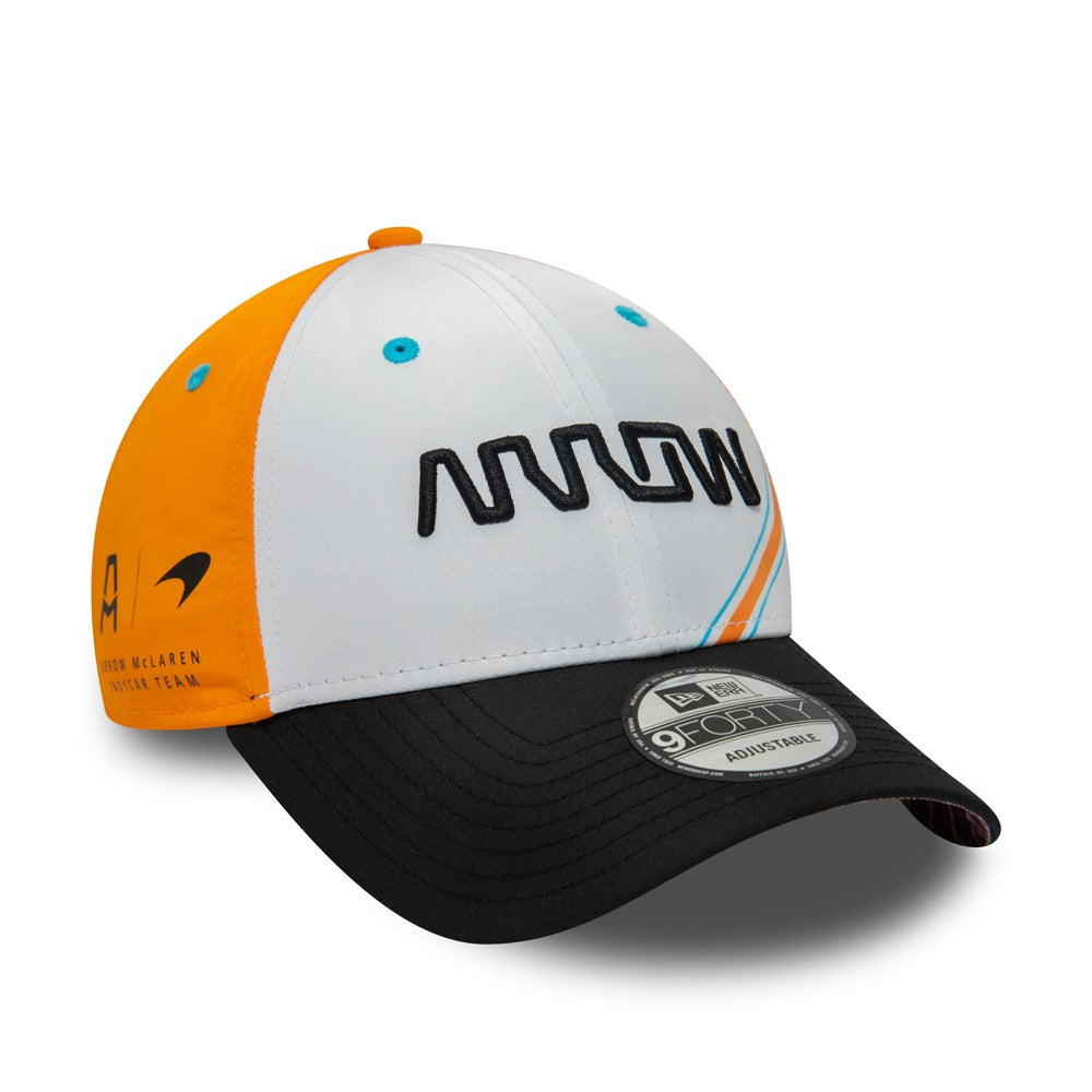 McLaren Racing Indy 500 White 9FORTY Snapback Cap
