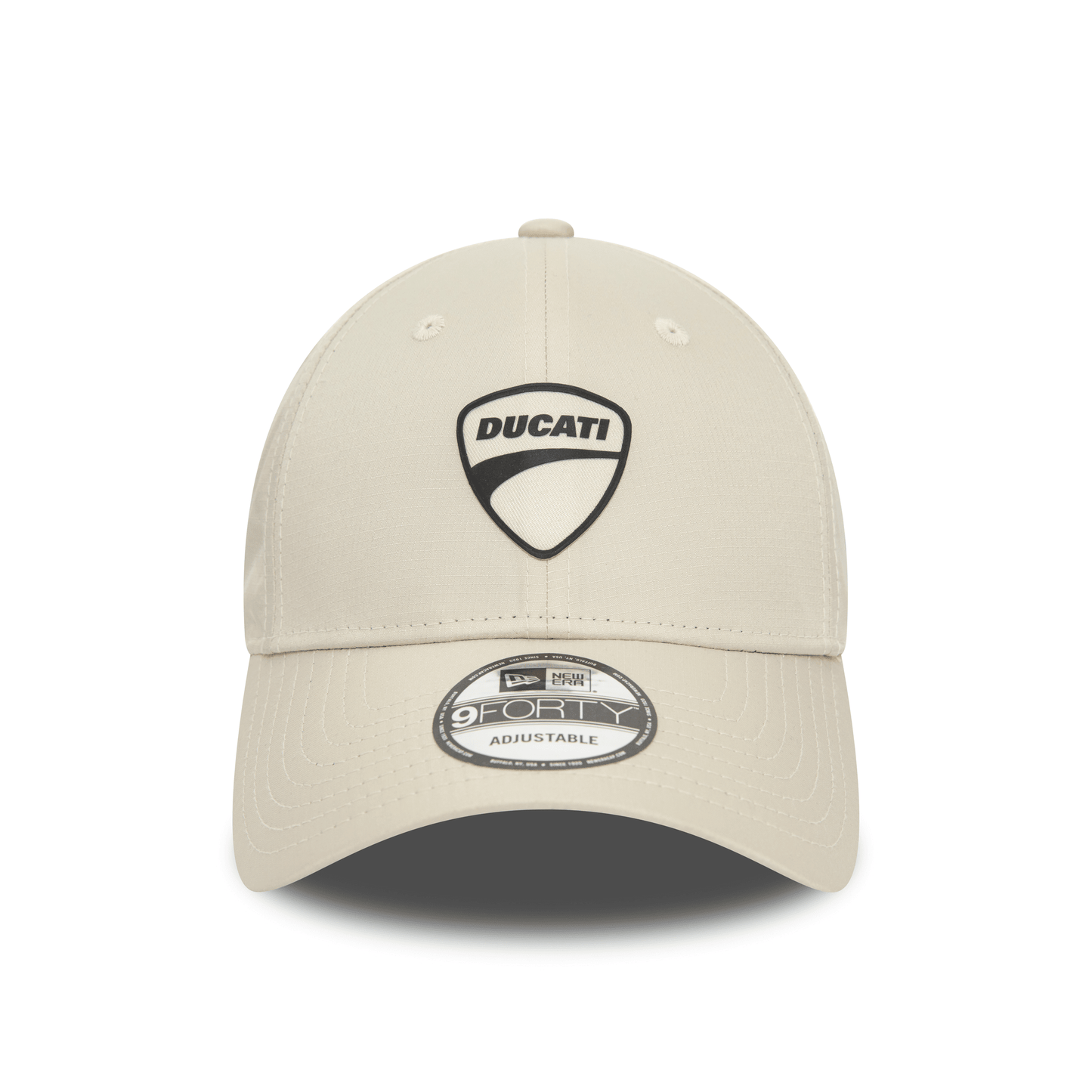 Ducati Motor Logo Ripstop Stone 9FORTY Adjustable Cap