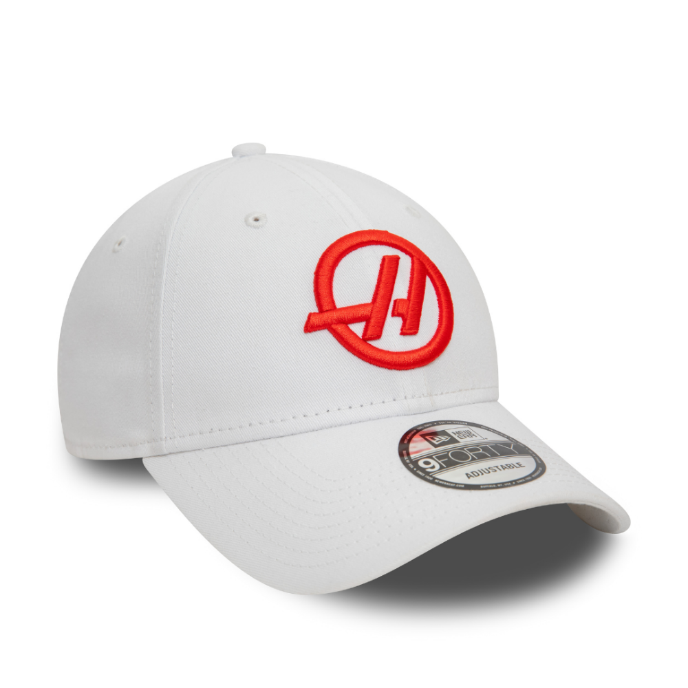 Haas F1 Team Essential White 9FORTY Adjustable Cap