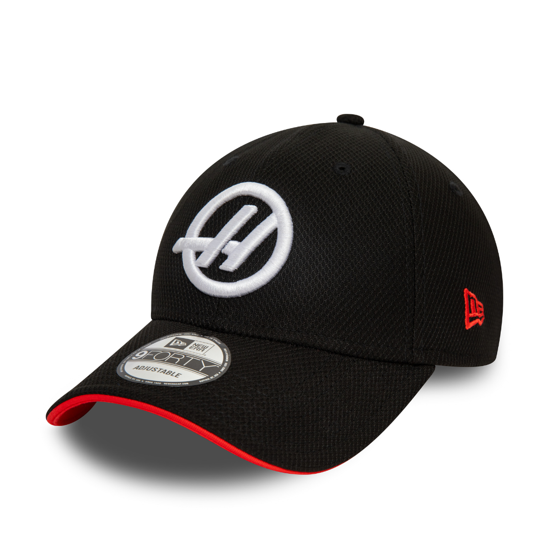 Haas Racing F1 New Era 9Forty 2024 Team Black Baseball Cap