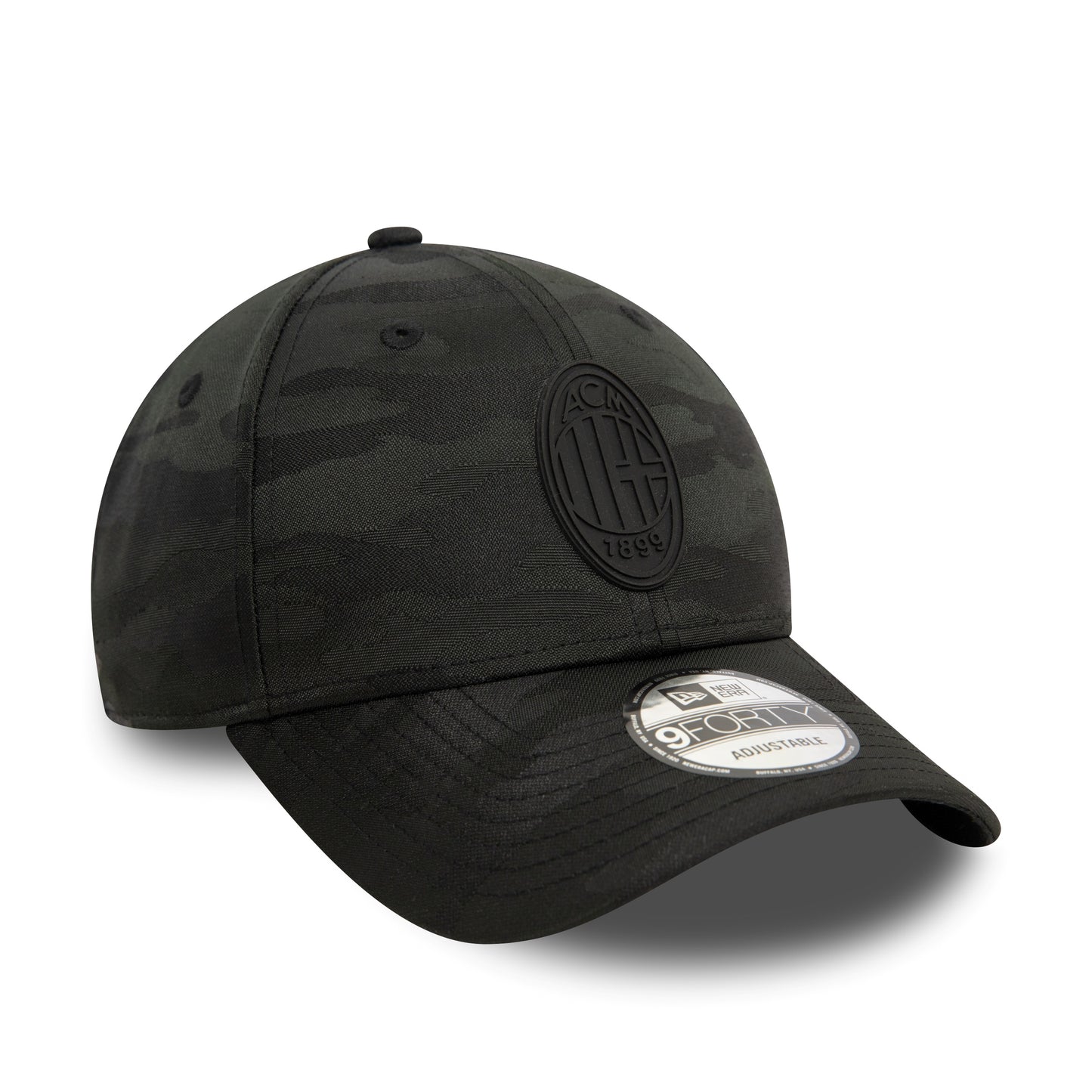 New Era AC Milan Tonal Camo 9TWENTY Adult Cap Black