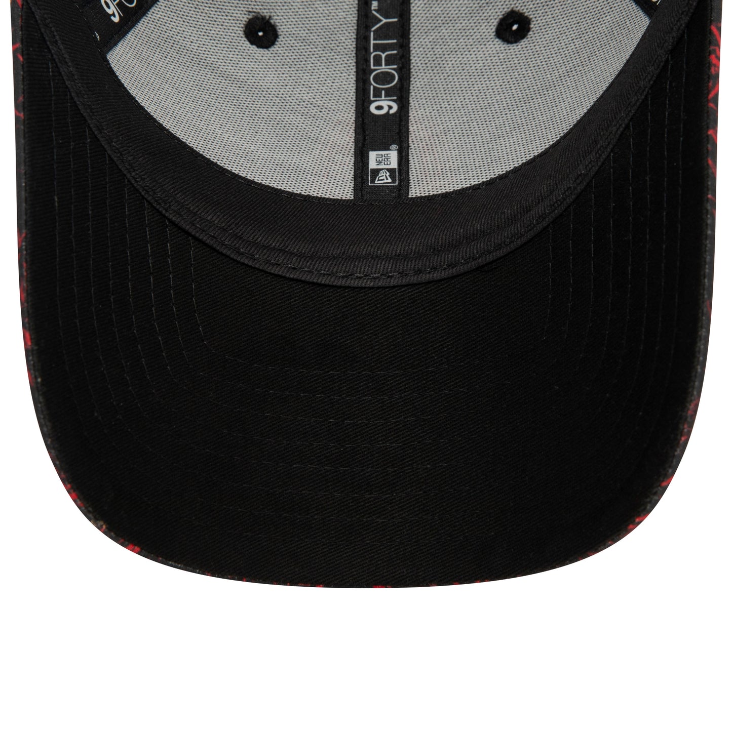 AC Milan Crinkle All Over Print Black 9FORTY Adjustable Cap - Unisex