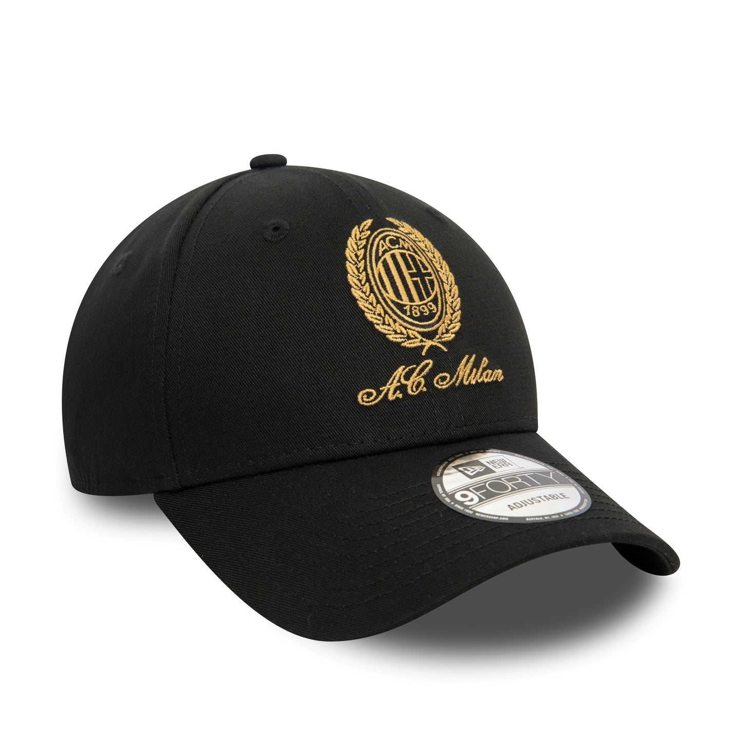 AC Milan Heritage Gold Black 9FORTY Adjustable Cap - Unisex