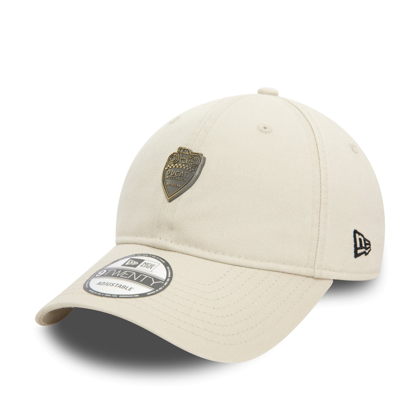 Ducati Meccanica Logo Metal Badge Stone 9TWENTY Adjustable Cap - Unisex