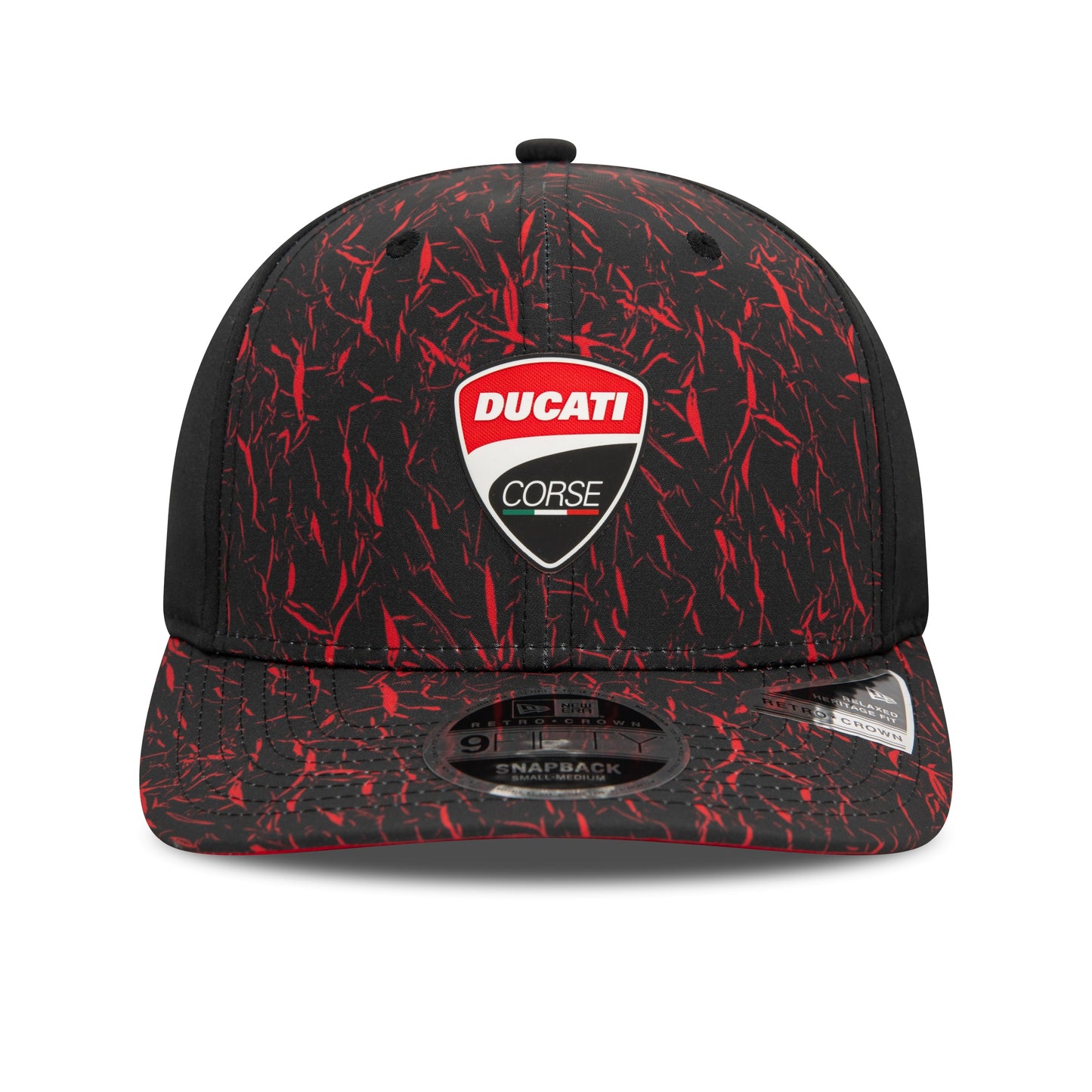 Ducati Motor Crinkle All Over Print Black 9FIFTY Original Fit Cap Unisex