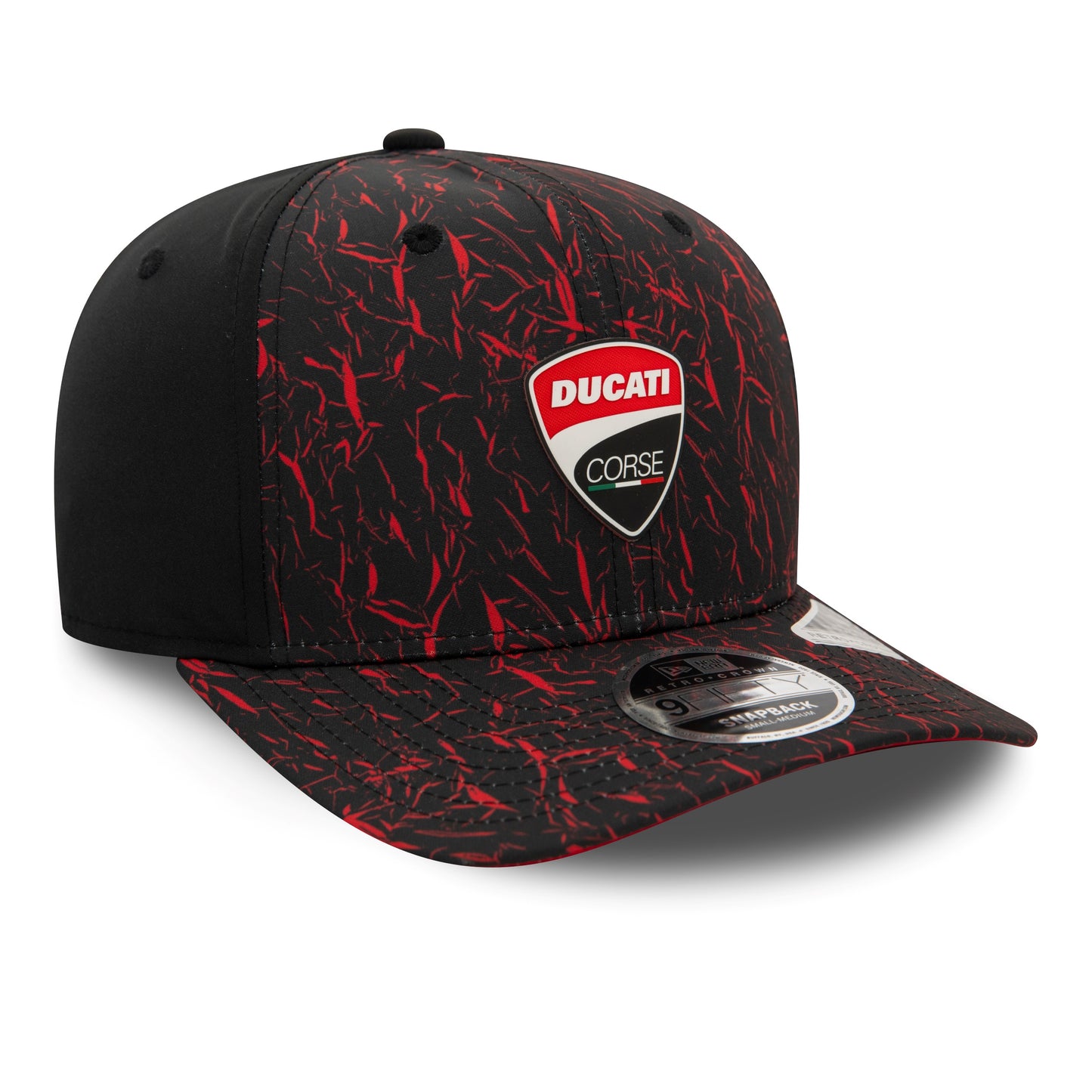 Ducati Motor Crinkle All Over Print Black 9FIFTY Original Fit Cap Unisex