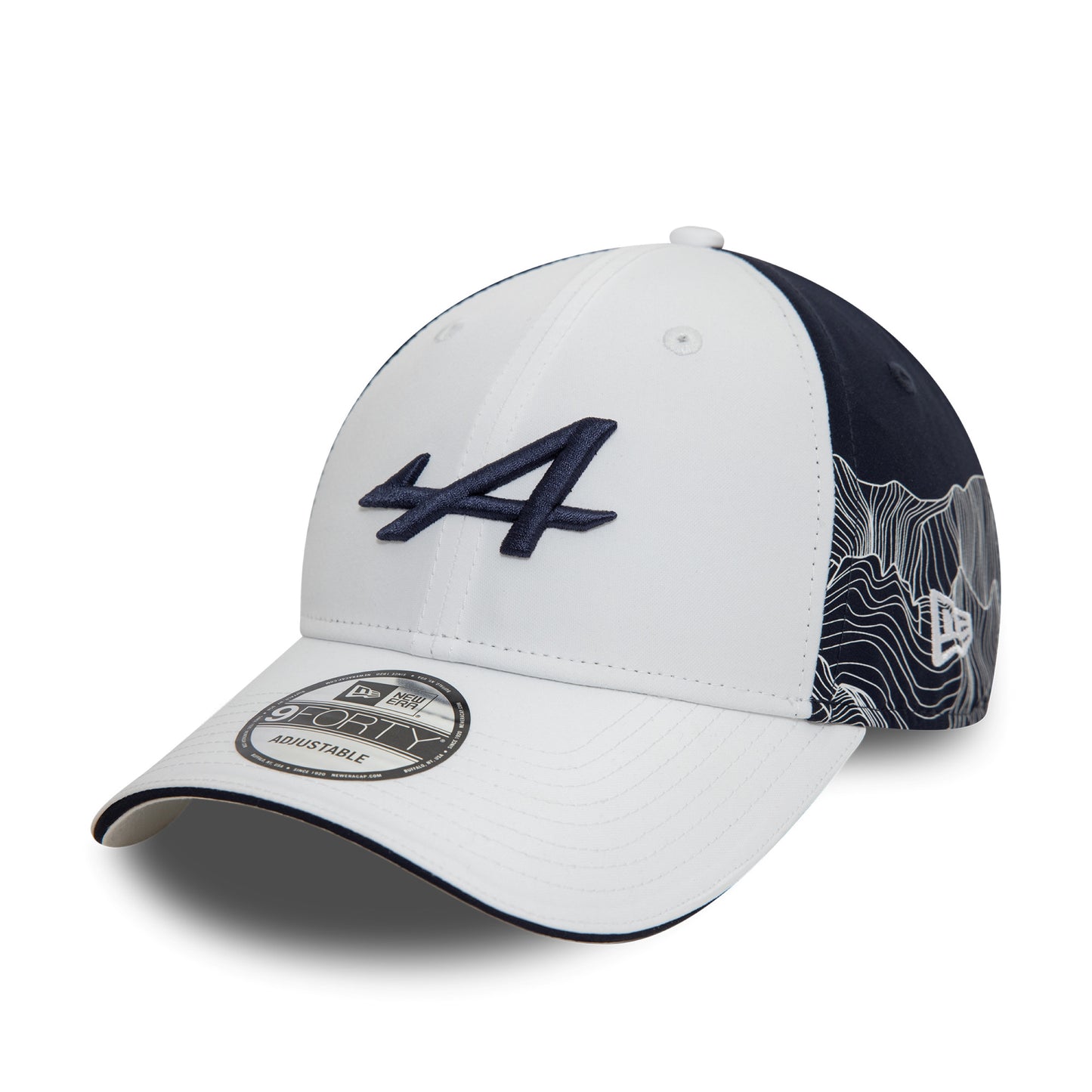 Alpine Racing E Sport White 9FORTY Adjustable Cap