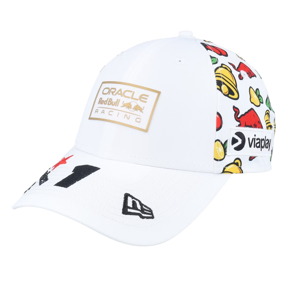 Red Bull Racing Max Verstappen Vegas Race Special White 9FORTY Cap - White