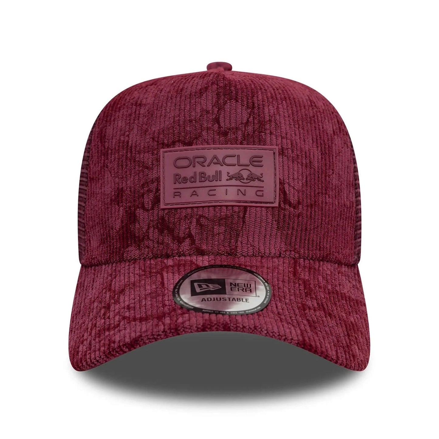 Red Bull Racing F1 Cord 9Forty Trucker Cap Adults - Crushed Red