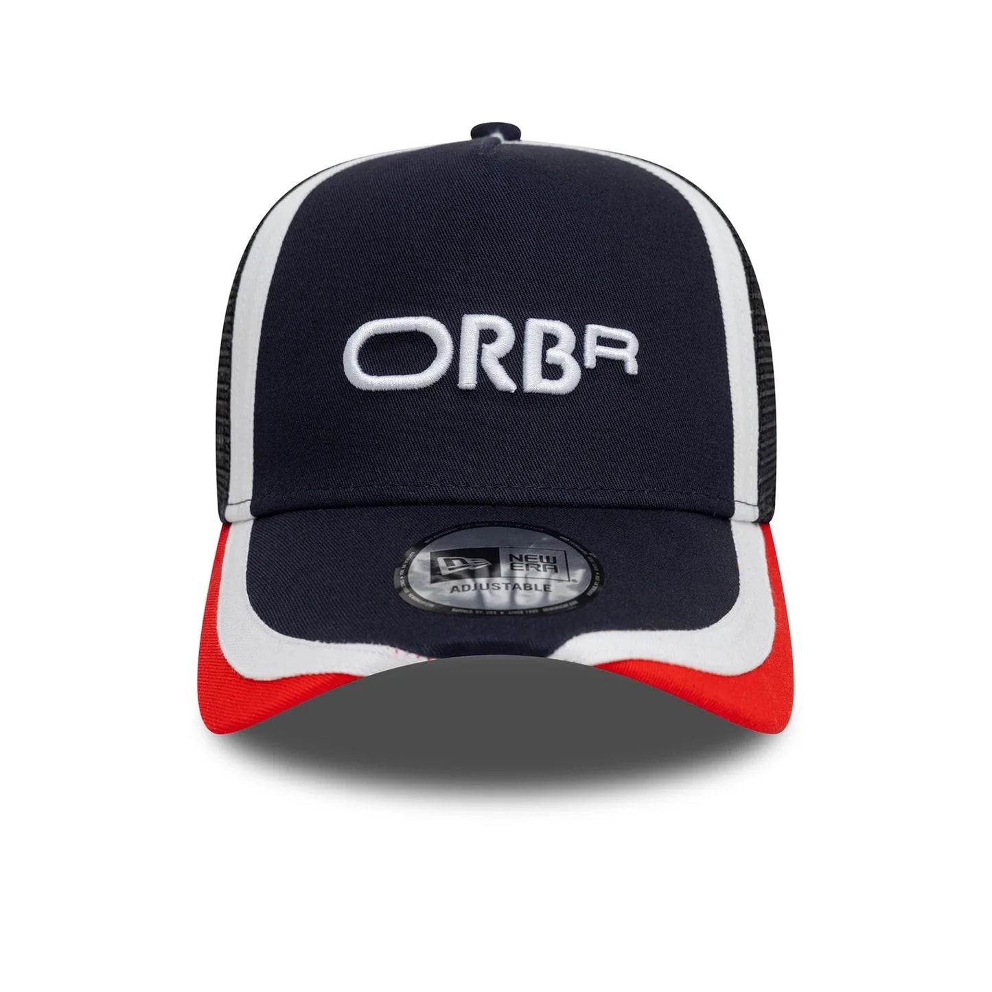 Red Bull Racing Retro Dark Blue 9FORTY A-Frame Trucker Cap