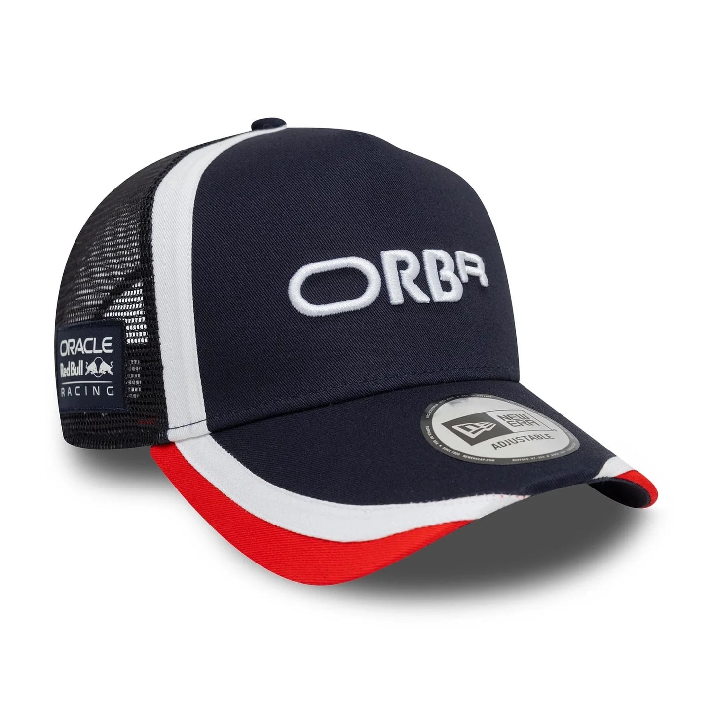 Red Bull Racing Retro Dark Blue 9FORTY A-Frame Trucker Cap