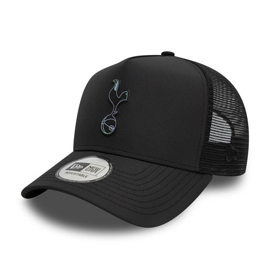 Tottenham Hotspur Iridescent Trucker Adults Cap - Black