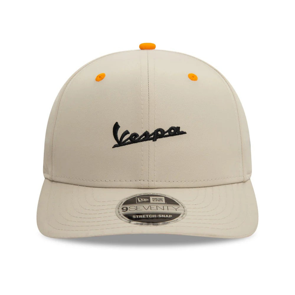 Vespa Core 9SEVENTY Cap - Stone and Orange - Unisex