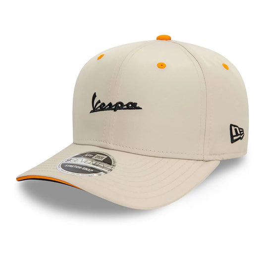 Vespa Core 9SEVENTY Cap - Stone and Orange - Unisex