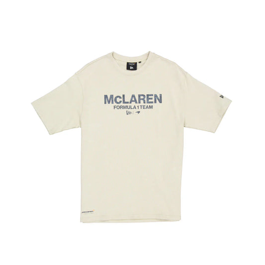 McLaren Racing Washed Pack Beige Oversized T-Shirt