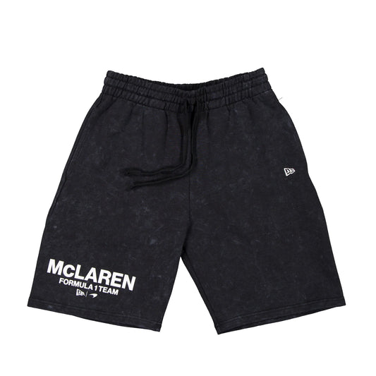 McLaren Racing Washed Pack Black Oversized Shorts