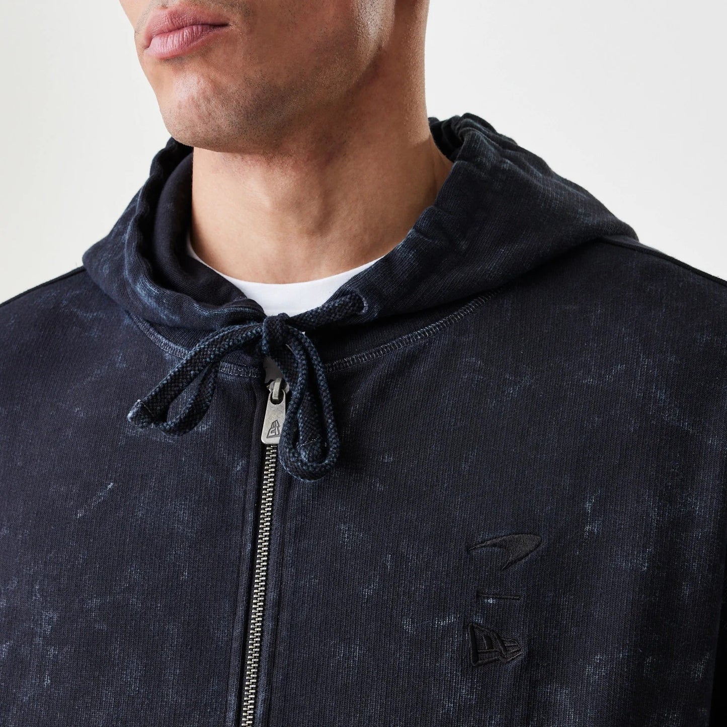 McLaren Racing Washed Black Oversized Full Zip Hoodie