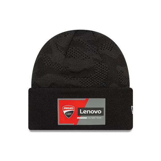Ducati Team Black Cuff Knit Beanie