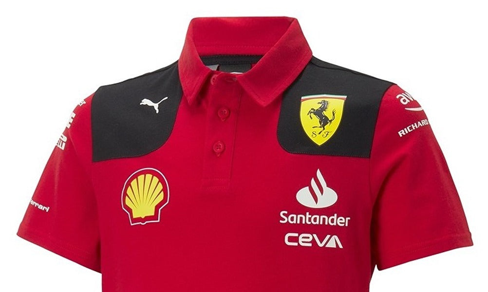 Scuderia Ferrari 2023 Team Polo Kids – Red