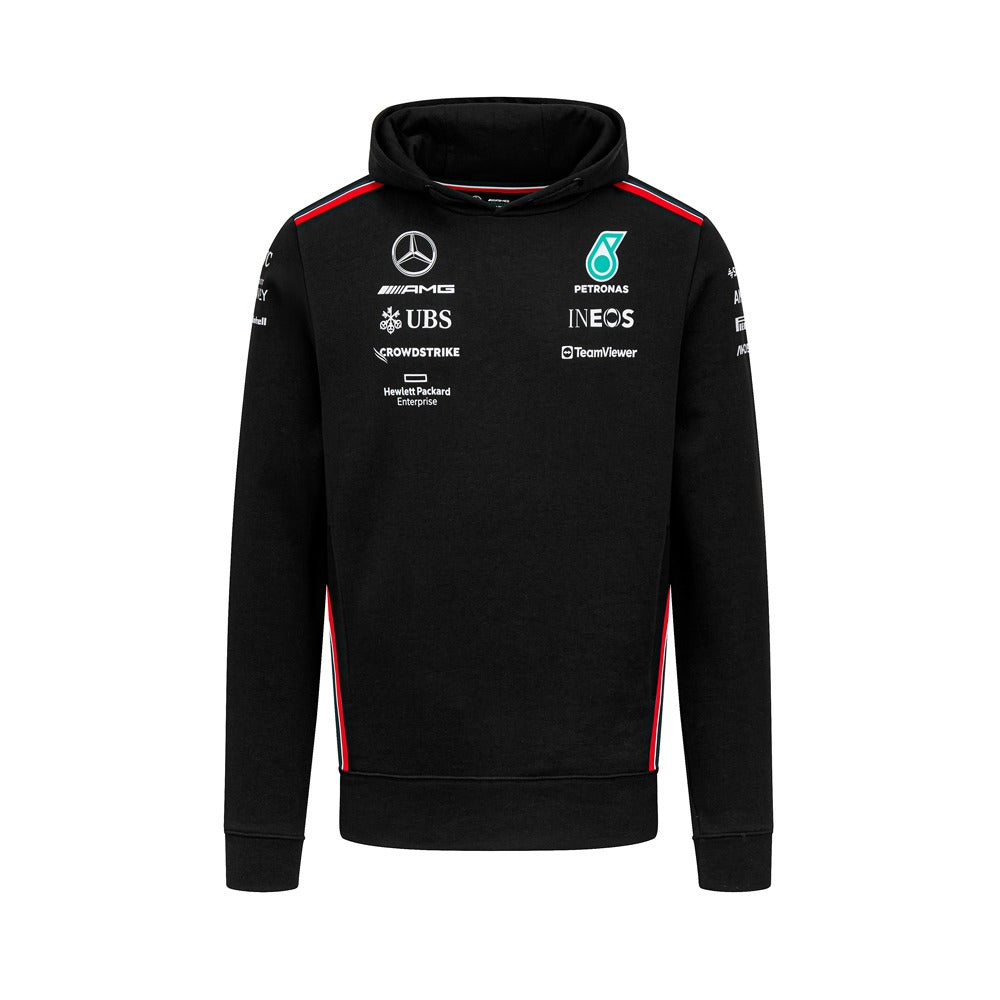 Mercedes-AMG Petronas F1 2023 Team Hoodie Mens – Black – Xcelerate