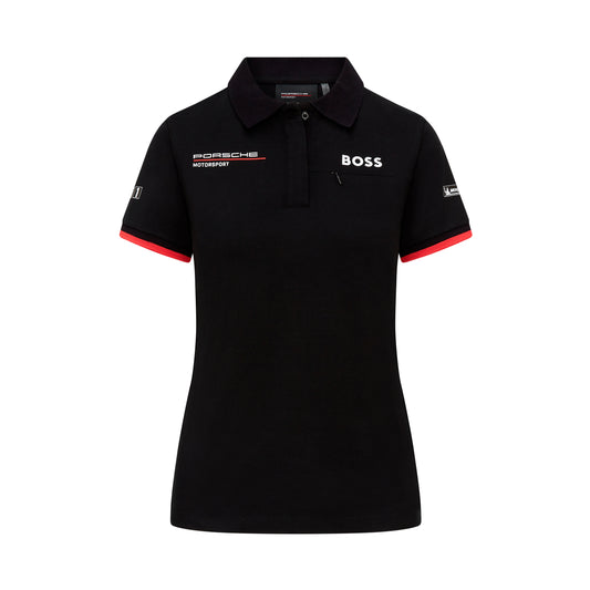 2024 Porsche Motorsport Ladies Team Polo Shirt Black