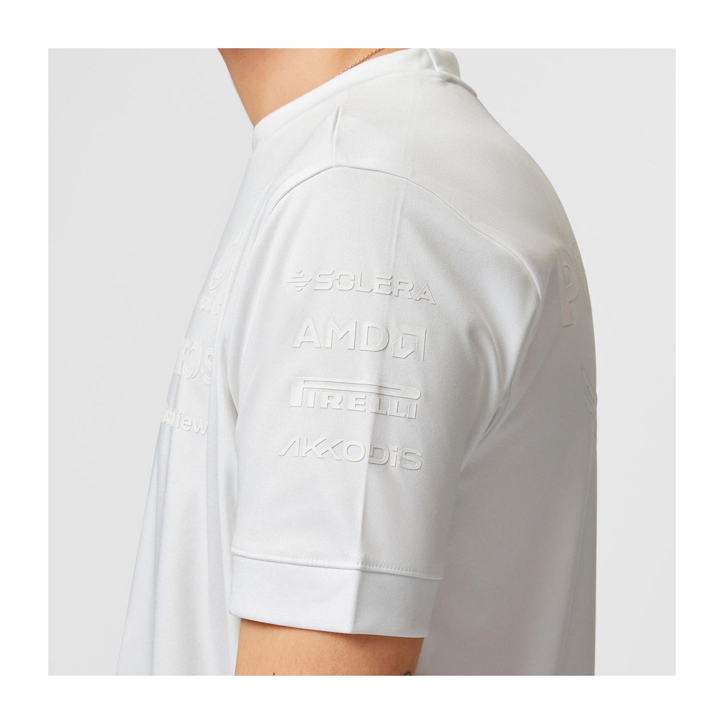 Mercedes-AMG Petronas F1 2023 Team Stealth Tee Mens - White