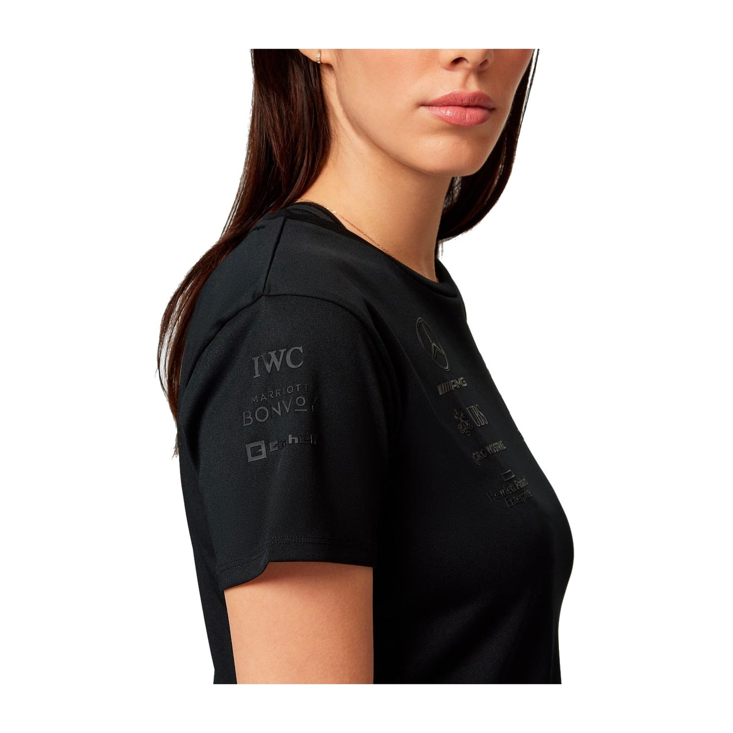 Mercedes-AMG Petronas F1 2023 Team Stealth Tee Womens - Black