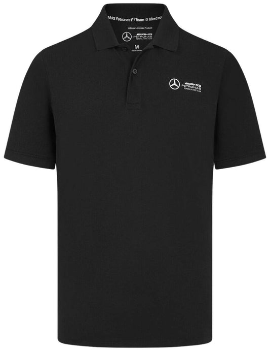 Mercedes-AMG Petronas F1 Team Men's Polo Shirt - Black