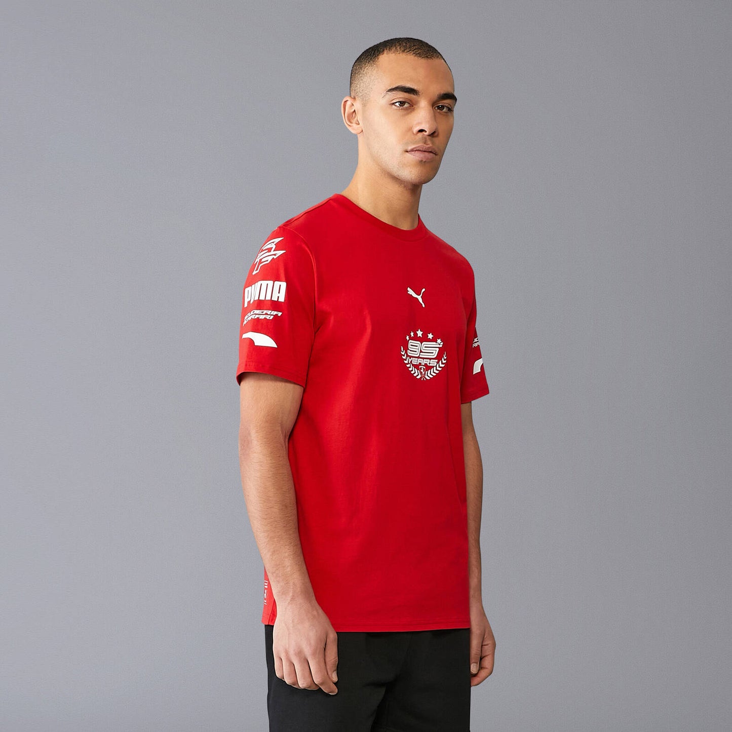 Scuderia Ferrari F1 Celebrating 95th Years T-Shirt - Red