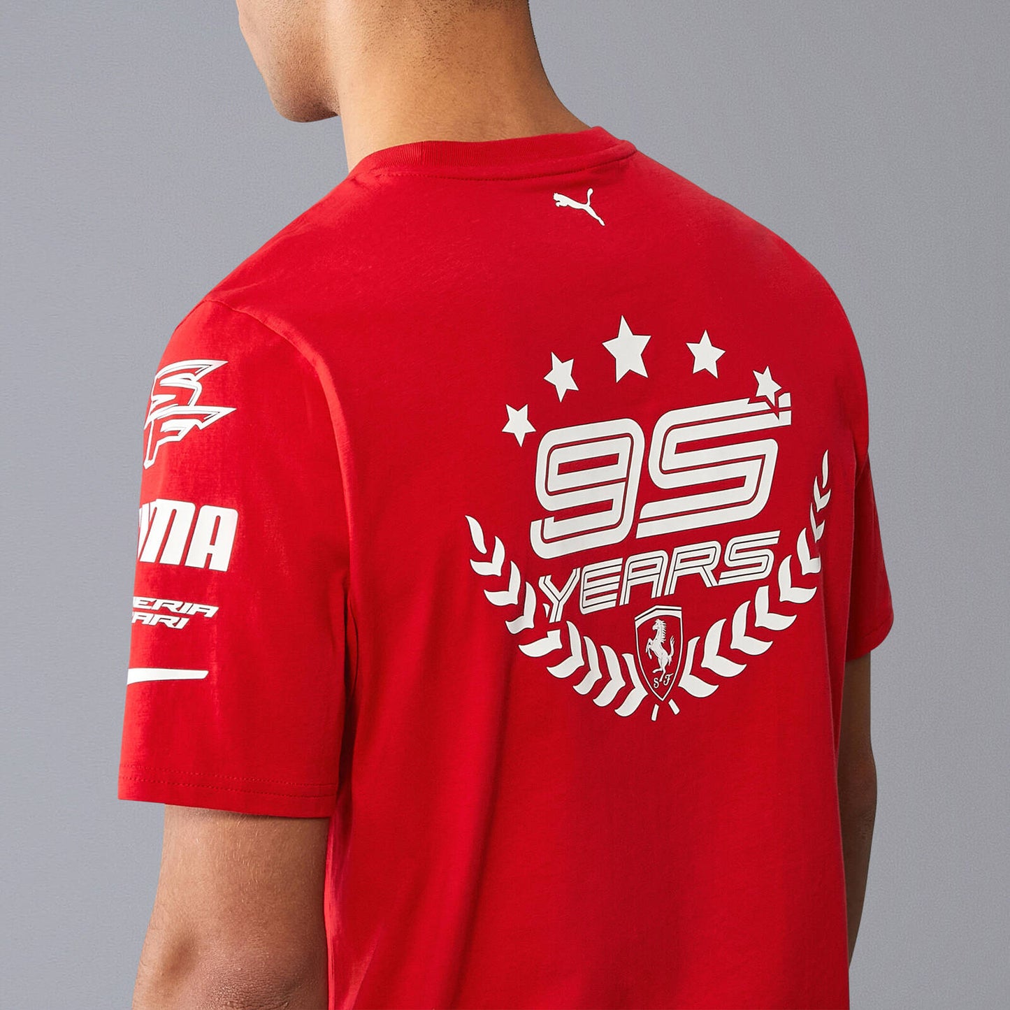 Scuderia Ferrari F1 Celebrating 95th Years T-Shirt - Red
