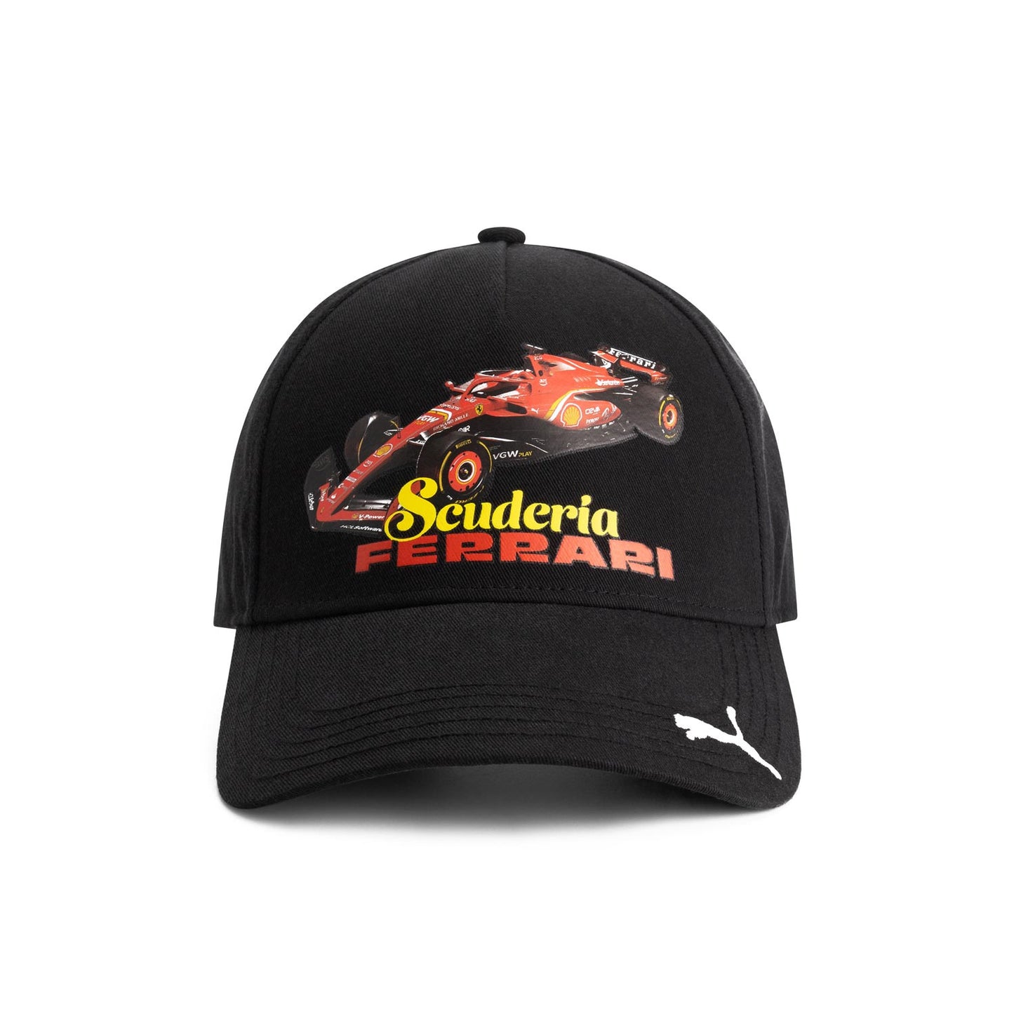 Scuderia Ferrari F1 Black Graphic Car Cap Adults