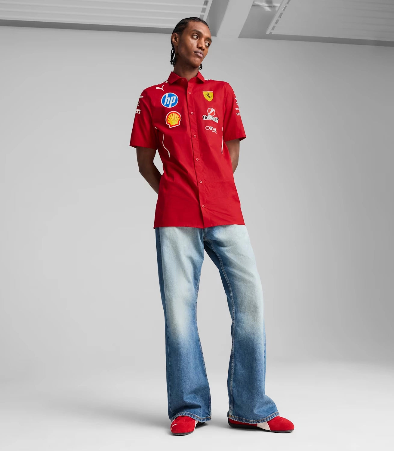 2025 Scuderia Ferrari F1 Men's Team Shirt