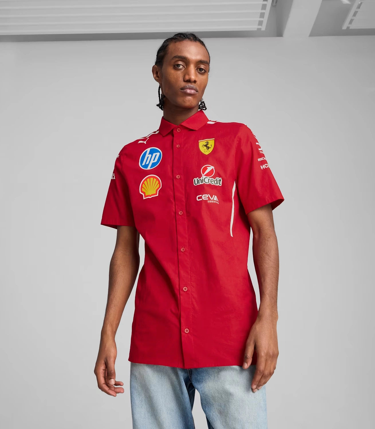 2025 Scuderia Ferrari F1 Men's Team Shirt