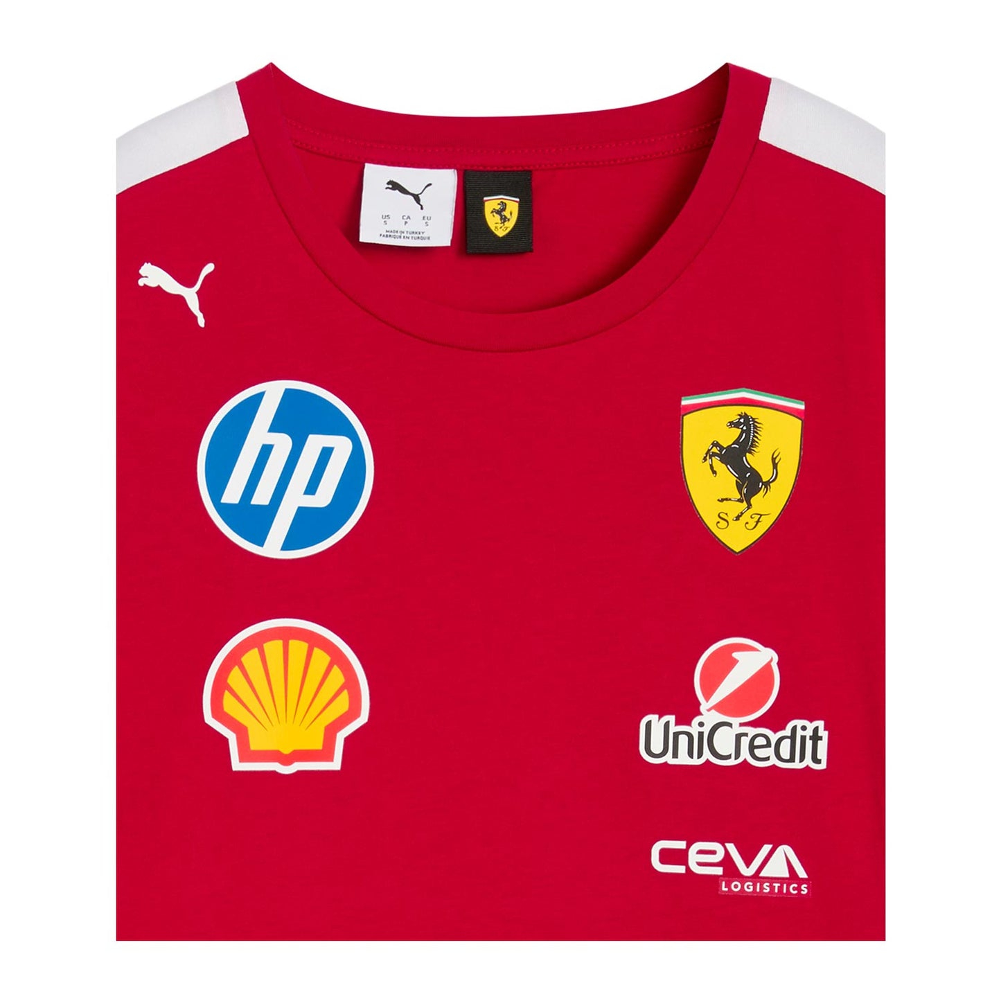 Scuderia Ferrari F1 Men's 2025 Team T-Shirt - Dark Cherry