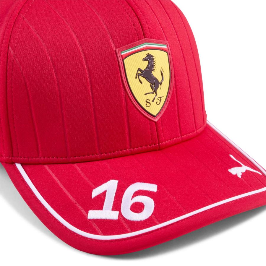 Scuderia Ferrari F1 Team 2025 Charles Leclerc Kids Baseball Cap