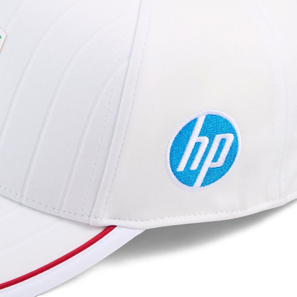 Scuderia Ferrari 2025 Lewis Hamilton Adults Driver Cap - White