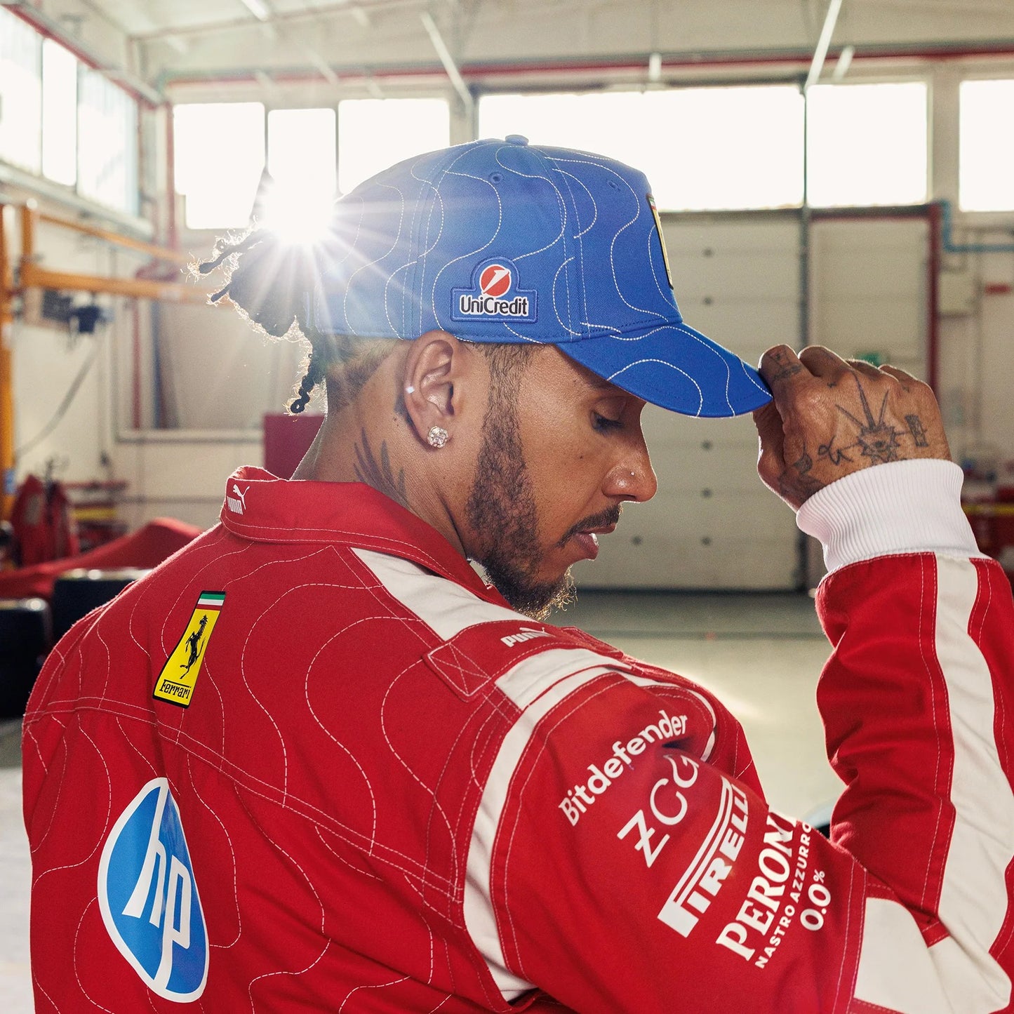 Scuderia Ferrari Team 2025 Special Edition Monza Baseball Cap Unisex - Blue