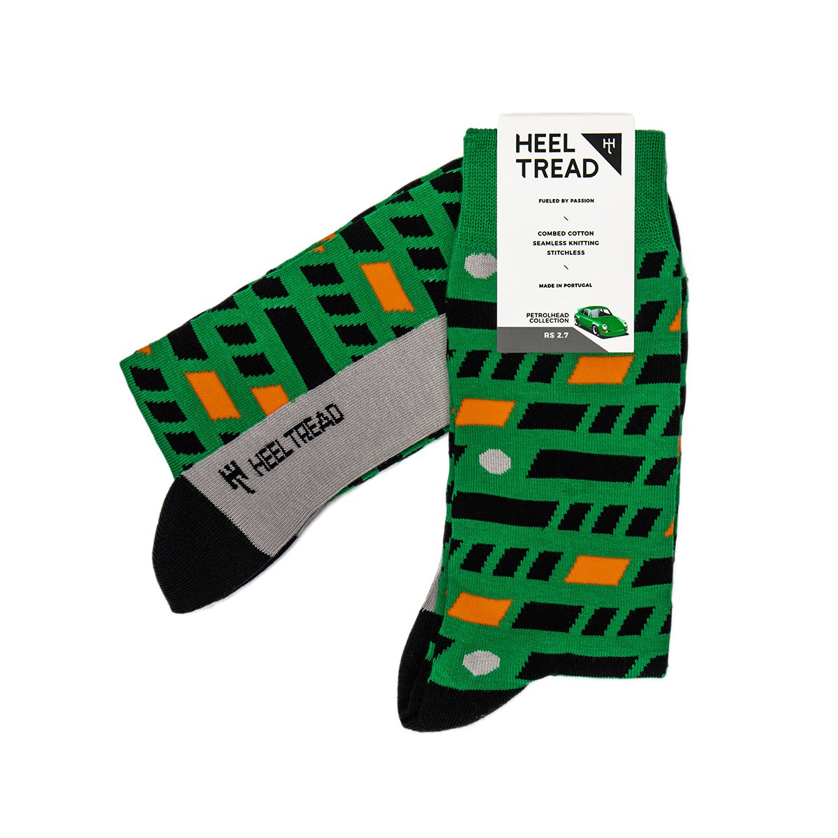 911 RS 2.7 Socks in Green