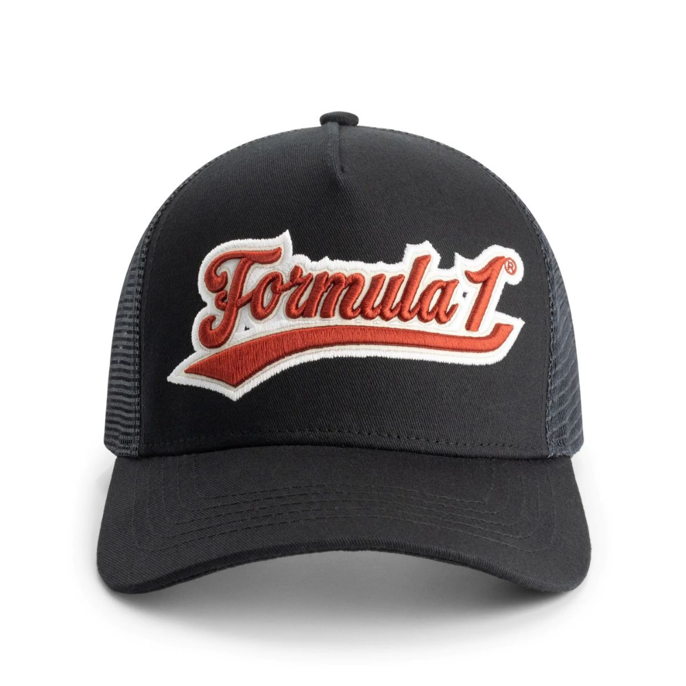 F1 Legacy Adult Trucker Cap - Black